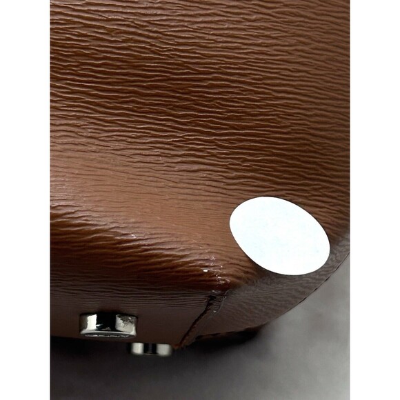 DKNY Brown‎ Double Handle Zip Closure Pockets Tote Bag Brand New - Picture 7 of 9